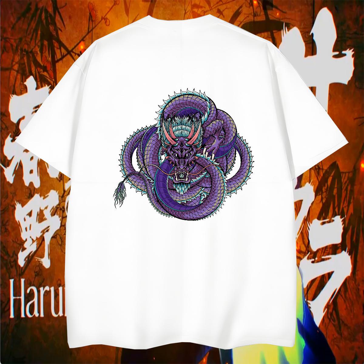 T-Shirts for Men 230g Pure Cotton angry High Street Hip Hop Breathable DIY Logo Oversized Tshirts New Popular Wear