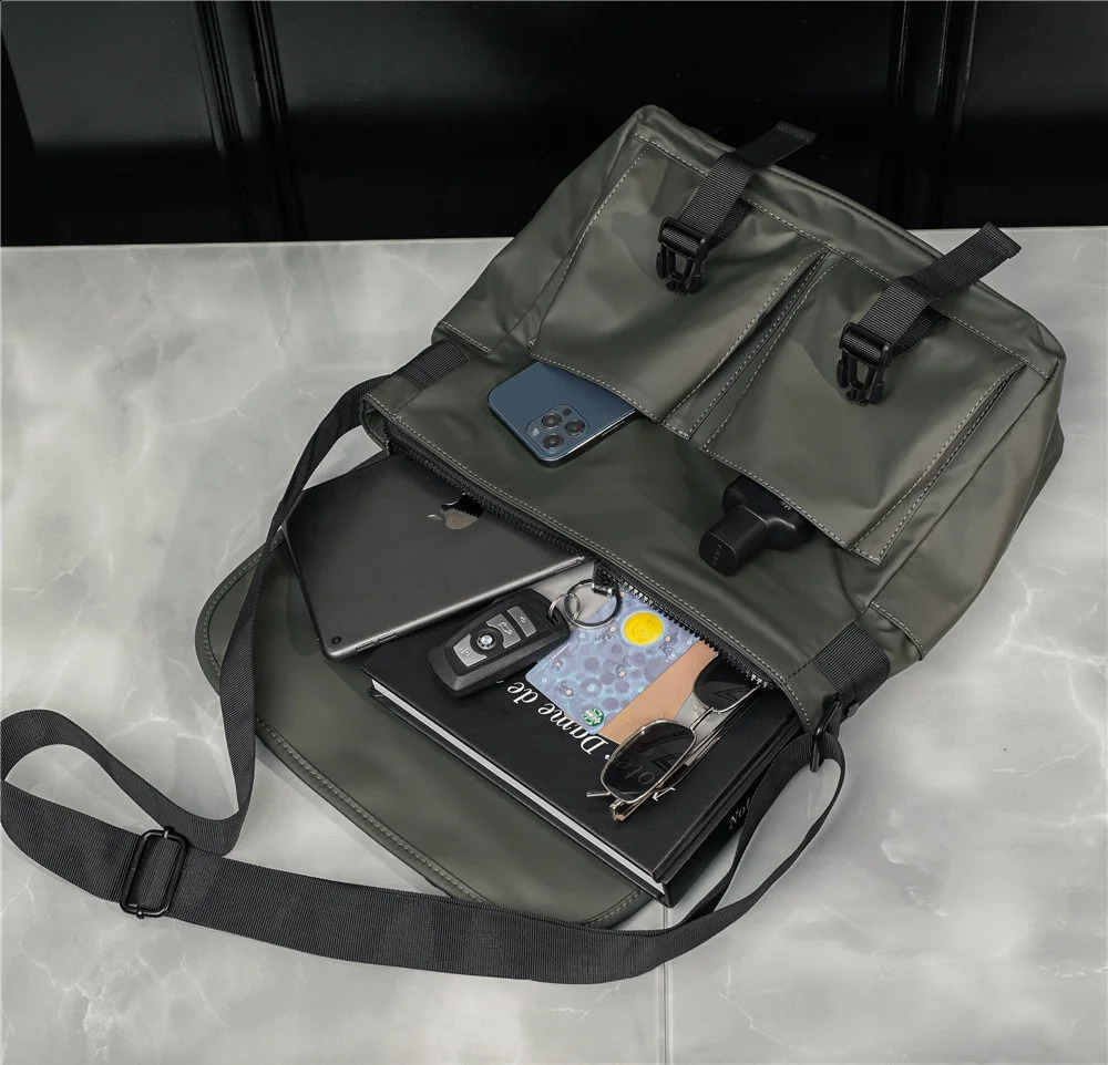 Korean Man Bag Retro Shoulder Bags for Men Outdoor Messenger Bag Oxford Crossbody Bags Male Sling Bag 240819