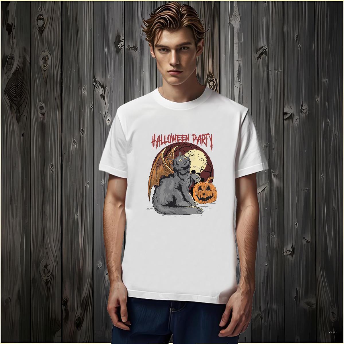 Fashion Design Tshirt for Man Woman pumpkin Street 230g Pure Cotton Tops Breathable Short Sleeve High Quality T-Shirts for Men Plus Size Cartoon