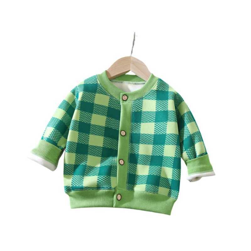 Autumn Floral Letters Print Outdoor Cardigan Sweaters for Children Girls Clothes 2 to 8 Years Infant Baby Girl WInter KnitwearXJ240819