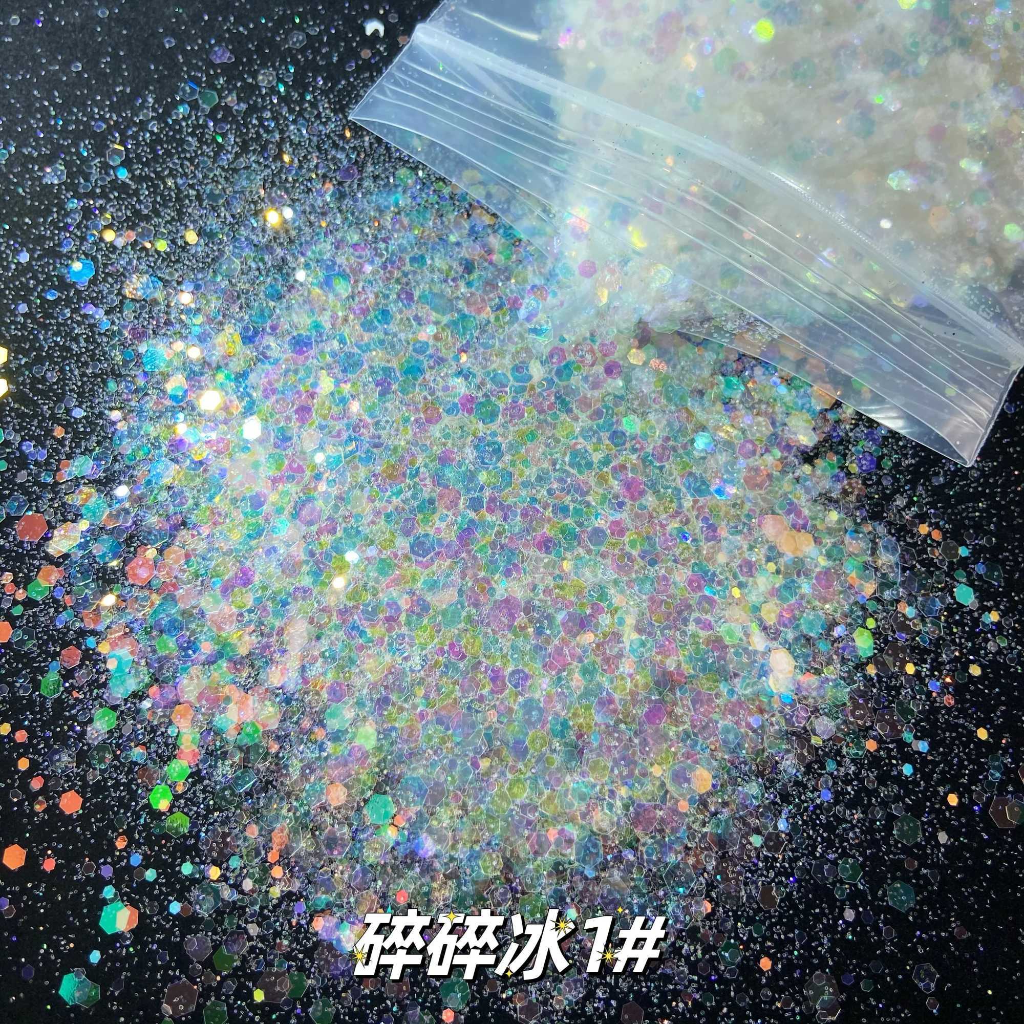 50g Shiny Sugar Powder Epoxy Resin Pigment For Silicone Mold Making Colorful Candy Coat Powder Pigment Nail Glitter DecorationXJ240815