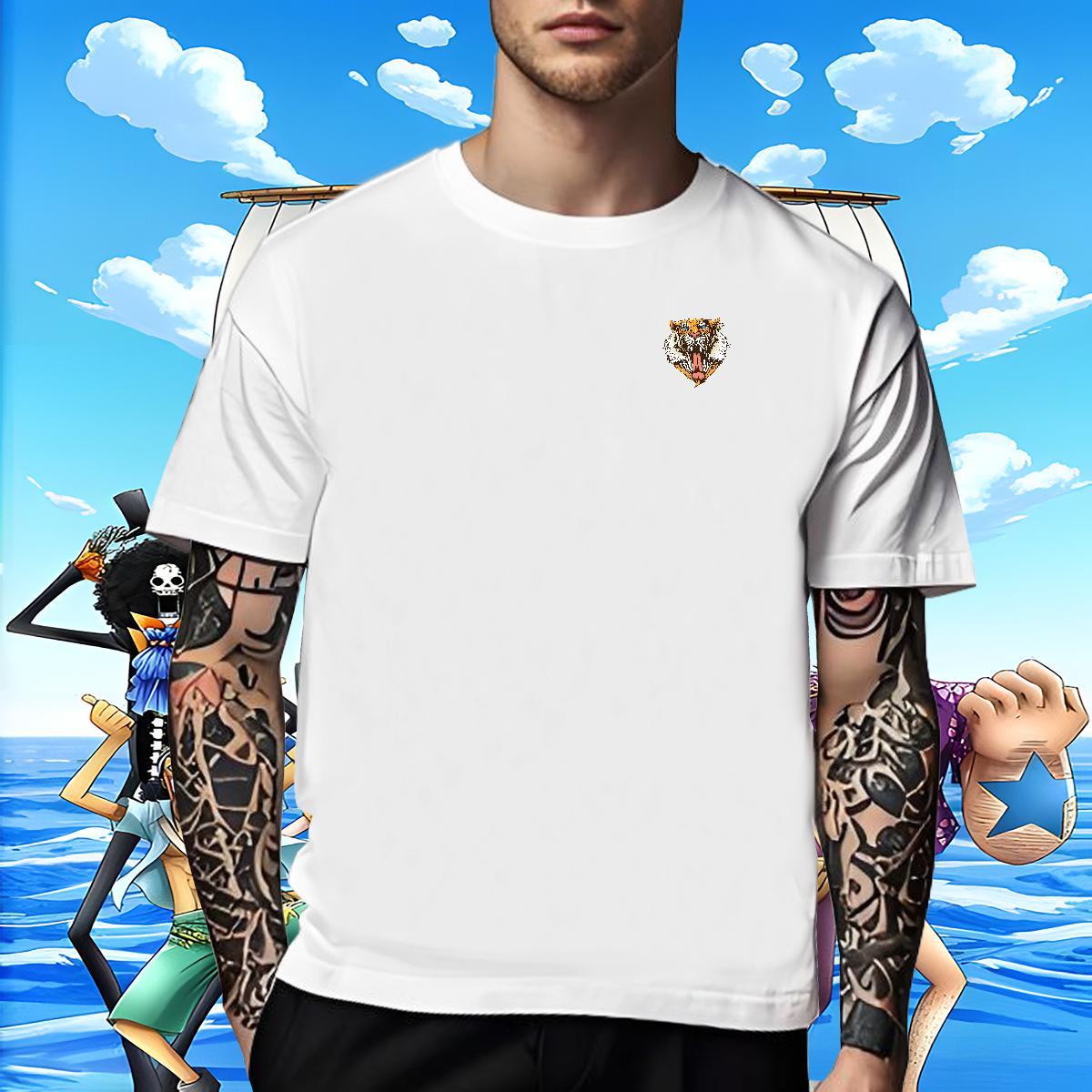 Popular Men Clothes T-Shirt Daily Wear 230g Cotton Skull Breathable Short Sleeve ferocity Man T Shirts Designer Fashion Polos