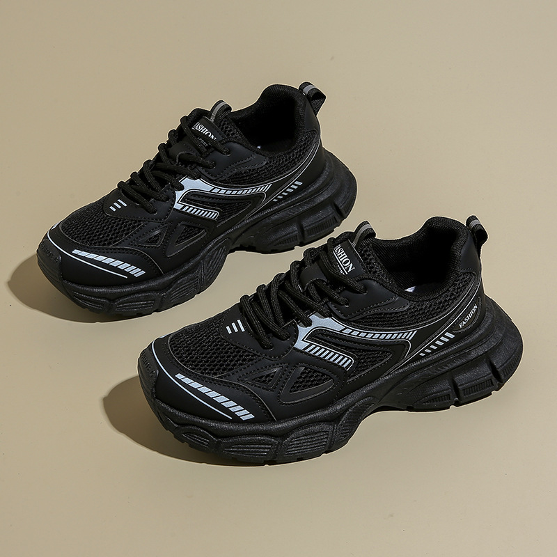 Ddmysports Autumn Ins Korean Edition New Couple Dad Women S Sports Running Casual Thick Soled Eight Increasing Shoes Y OUTDOOR