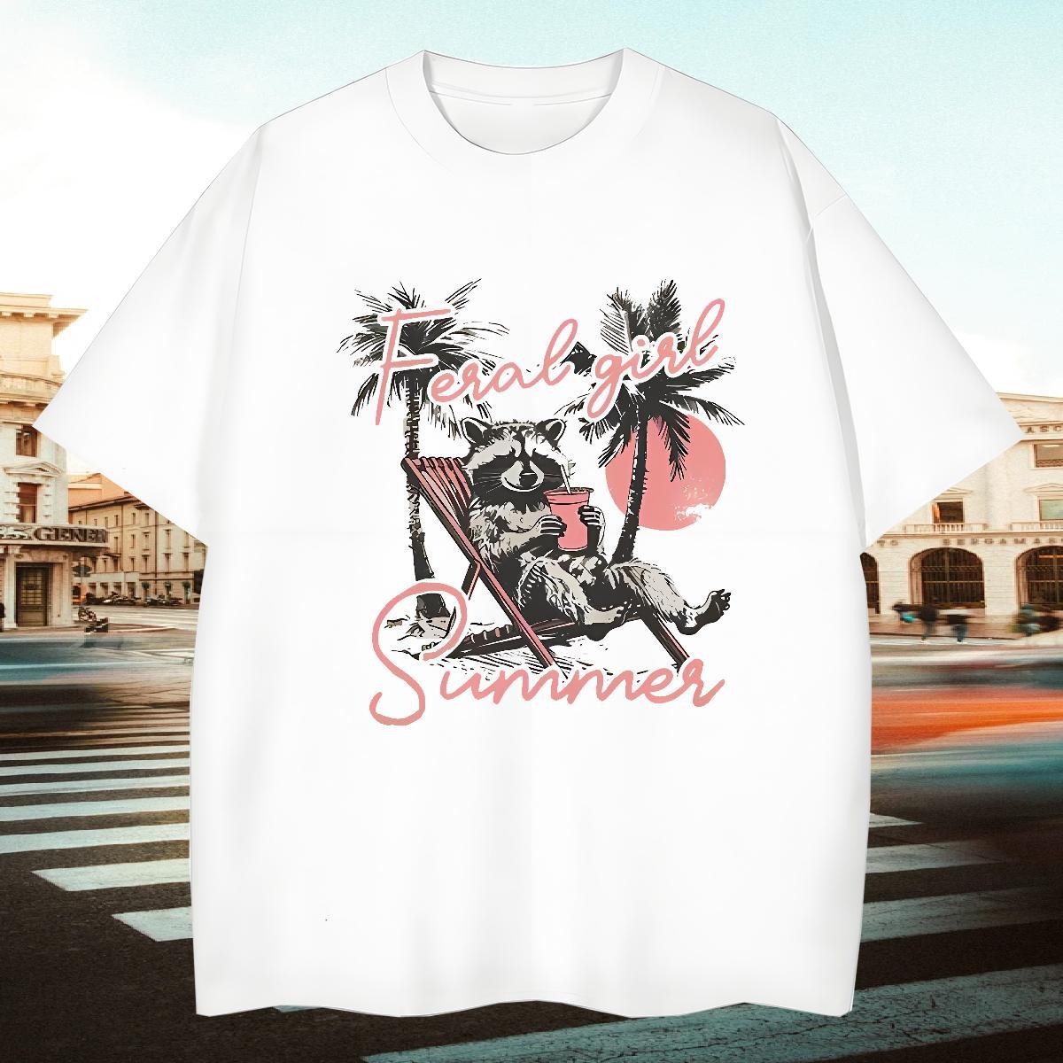 DIY Men Clothes T-Shirt palm Hip Hop 230g Pure Cotton Top Tees Breathable Short Sleeve Comfortable T-Shirts for Men Custom Print Oversized