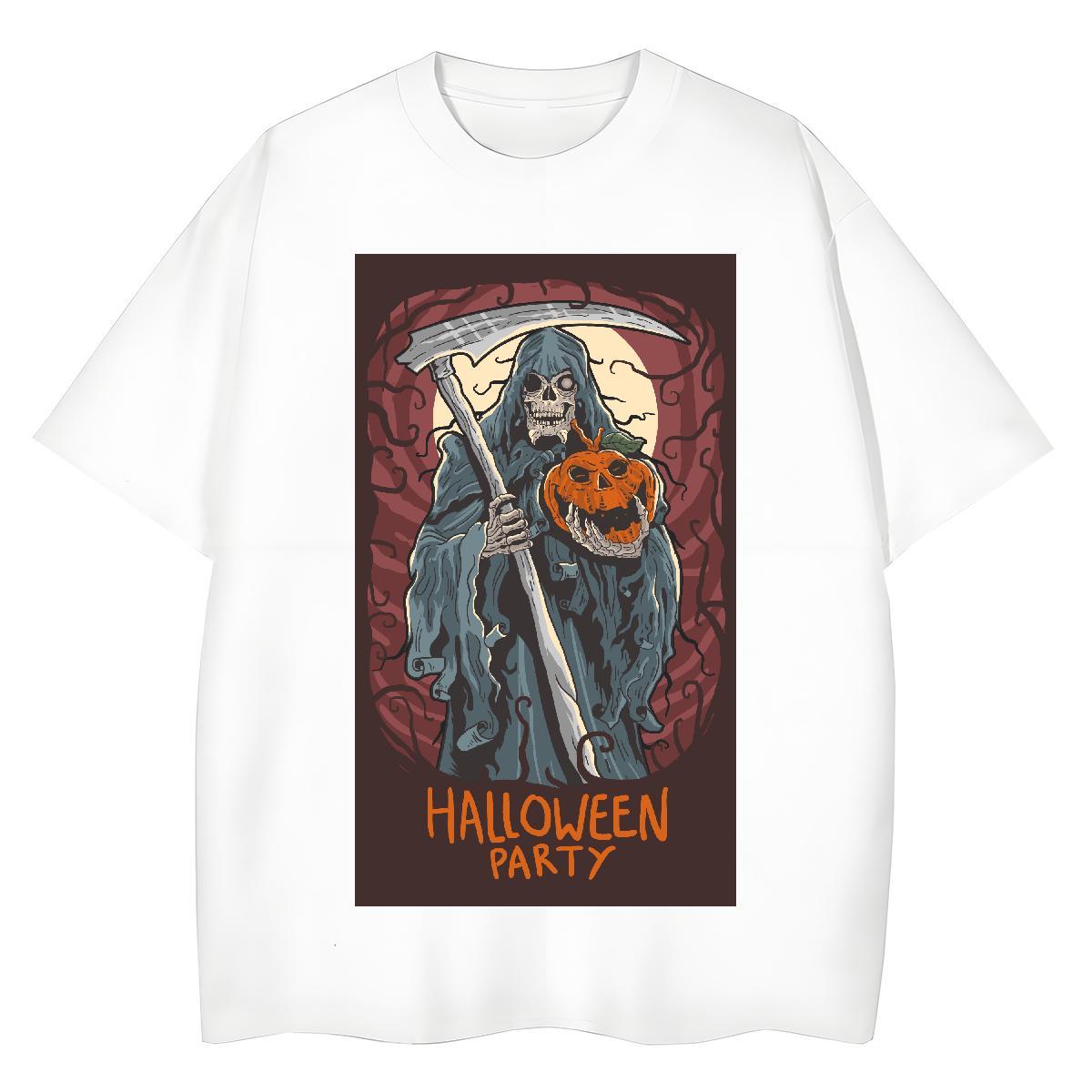 2024 Designer Men Clothes T-Shirt witch Casual 100% Cotton 230g Tee Shirt Crew Neck Breathable Comfortable Men T Shirts White Plus Size