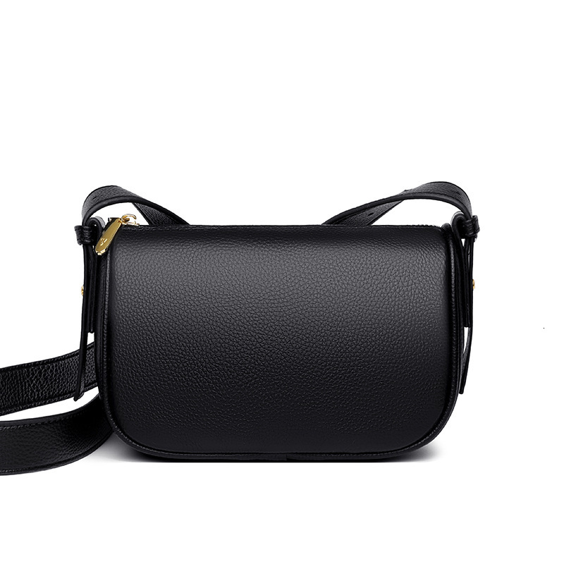 Genuine leather women's top layer cowhide handbag spring/summer new trendy and simple one shoulder crossbody bag