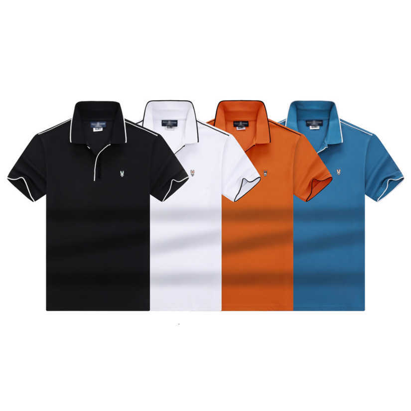 2024 psychoes Bunny Polo Shirt Mens Designer Shirts Psyco Rabbit Tshirt Soft Cotton Rabbit Pattern American Casual Tees Y2K Retro Fashion Streetwear Hip Hop T083
