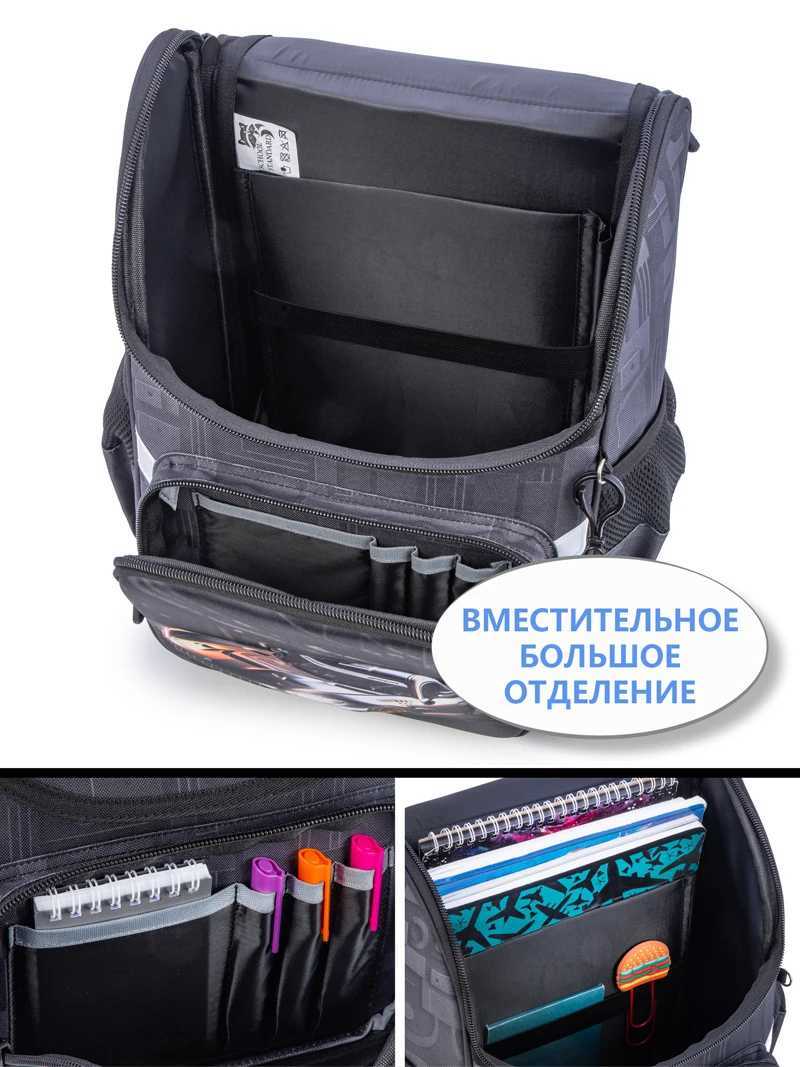 Orthopedic Backpacks for School Boys Cartoon Car Children School Bag Kids Satchels Primary Students Bookbag Mochila Escolar Y240820