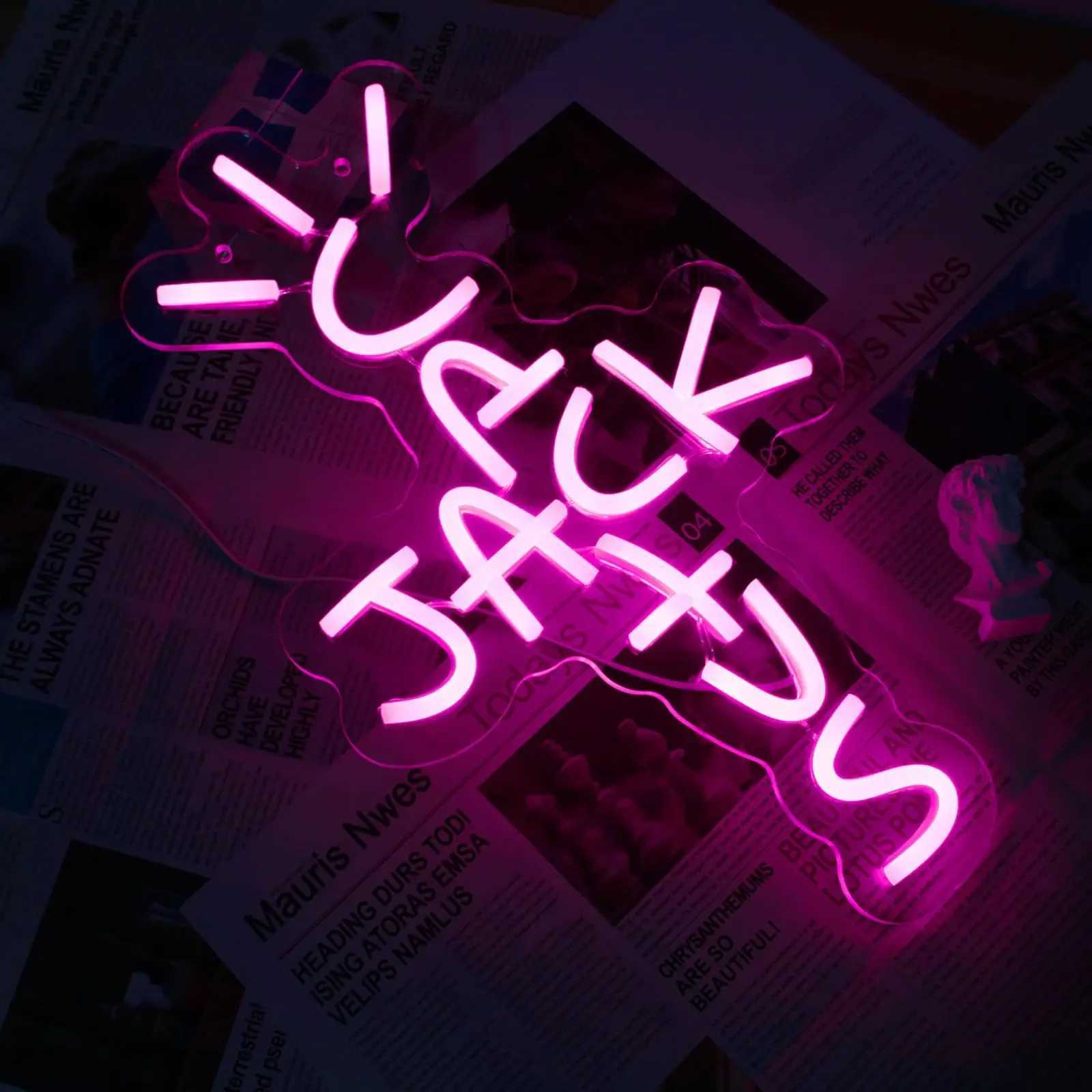 UponRay Cactus Jack LED Neon Sign For Bedroom Wall Decor 3Colors For Office Man Cave Beer Bar Pub Christmas Birthday Party Y240817
