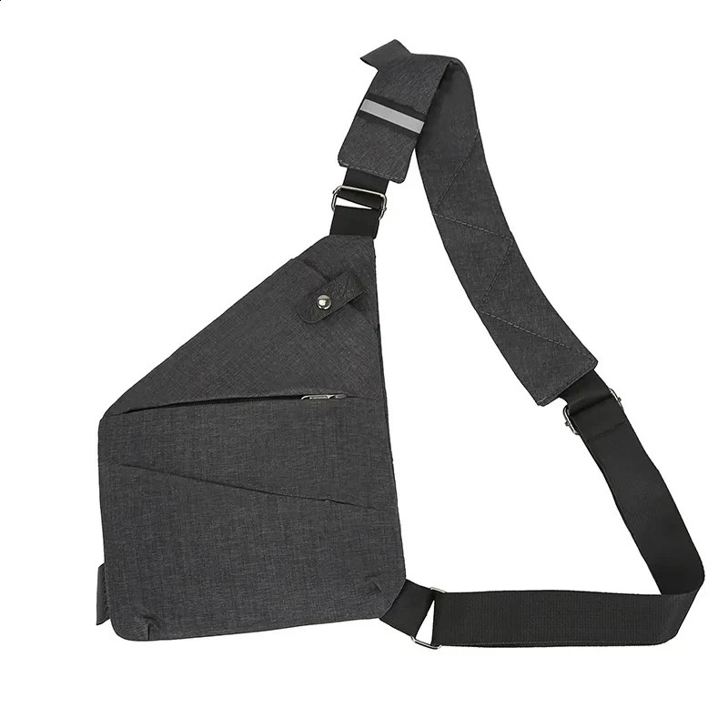Multifunction Chest Bags Anti Theft Single Crossobdy Bags for Men Male Cross Body Messenger Bag Burglarproof Shoulder Bag 240819