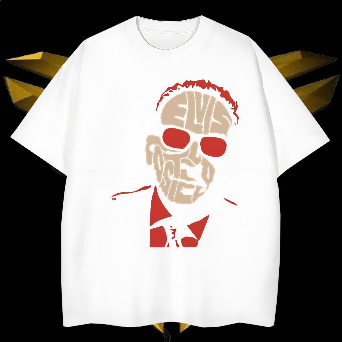 Man T Shirts 230g 100% Cotton scary High Street Hip Hop Pure Cotton Skull Tshirt for Man Woman Fashion Designer Free Shipping Tops Tees
