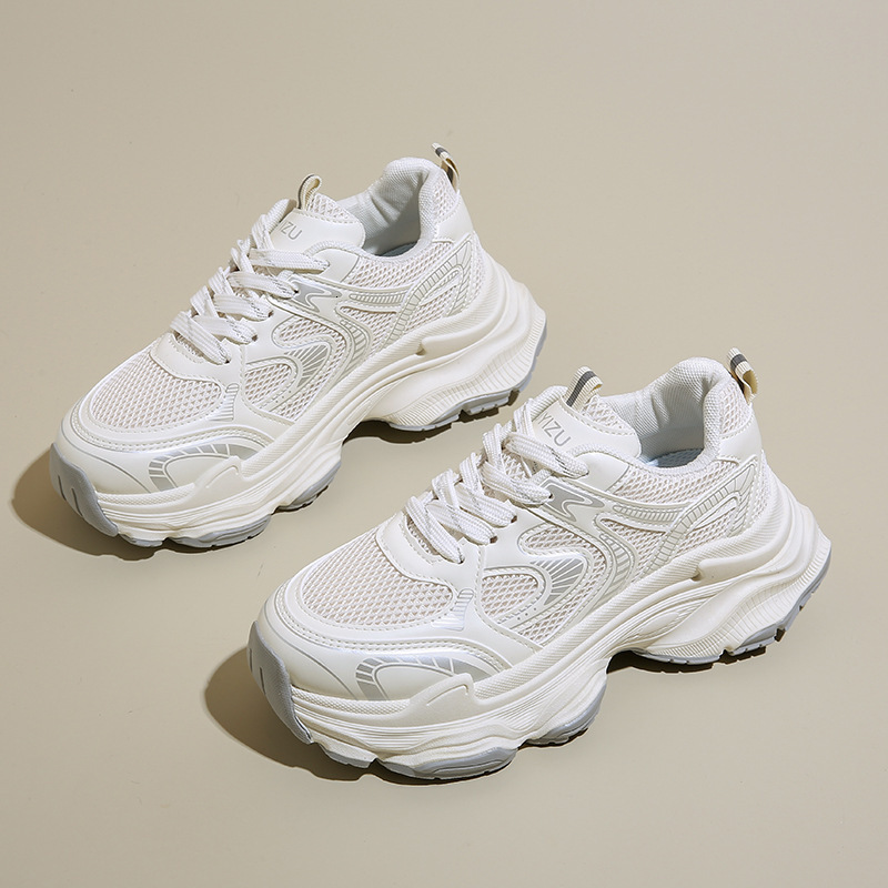 Ddmysports Autumn New Korean Version Breathable Dad Instagram Student Casual For Women Thick Soled Running Shoes ZL OUTDOOR