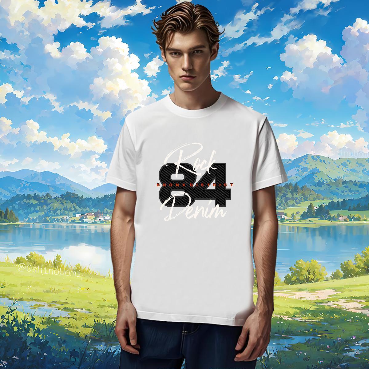 Designer number 230g Cotton Tshirts Spring Summer Breathable Crew Neck T Shirt For Man Fashion Designer Custom Print Oversized Tops