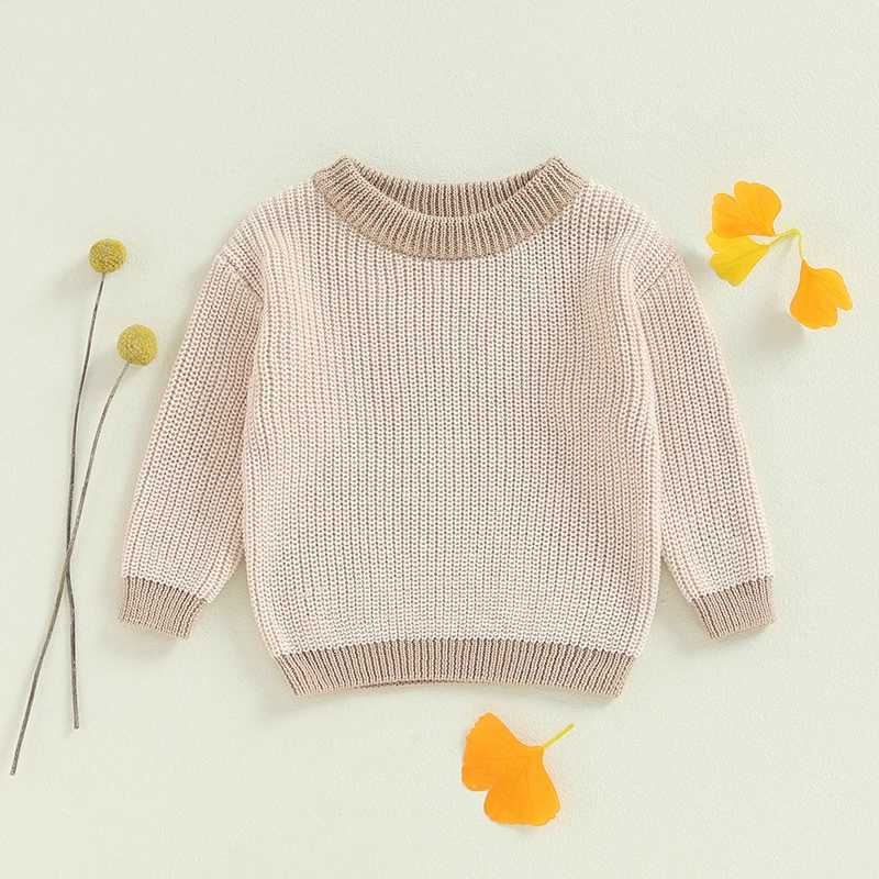 Baby Boys and Girls Knitted Sweater Autumn Baby Children Knitted Cotton Soft Winter Long Sleeve Baby Zipper Top 0-4Y W240820