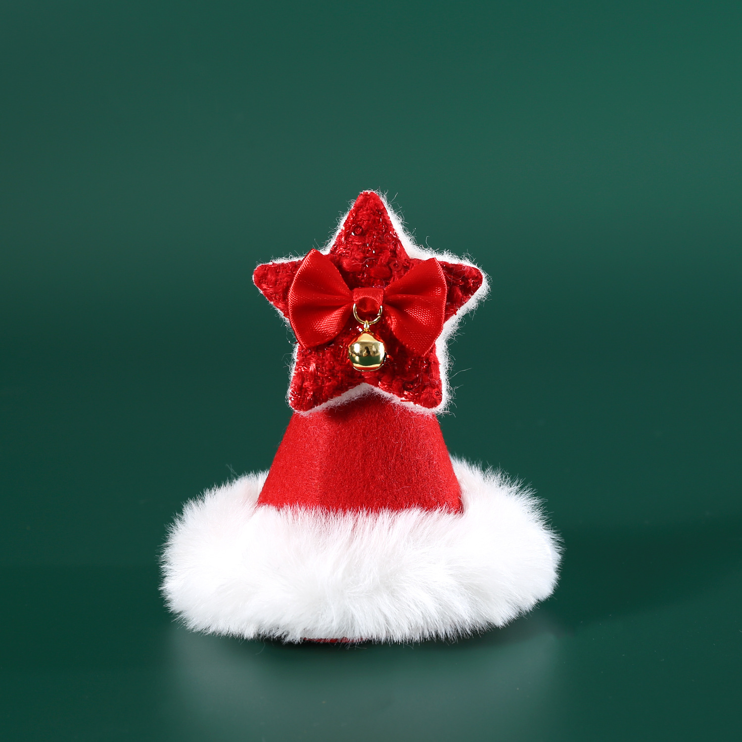 2024 New Red Christmas Pet Scarf Cat Dog Christmas Tree Crtoon Ball Knitted Wool Bib Hat Set