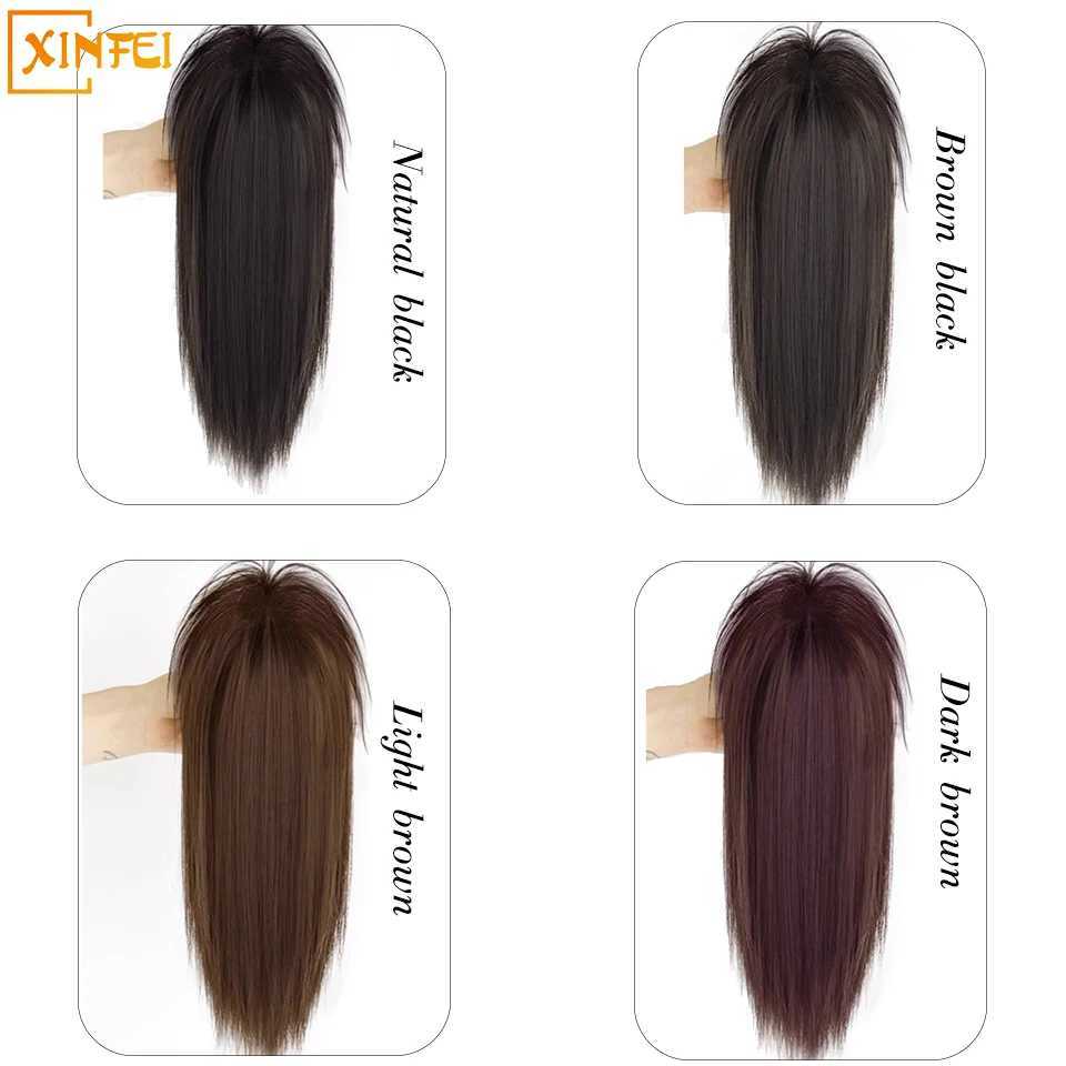 Waterfall half height ponytail womens synthetic wig grab clip fluffy sweet cool spicy girl wig ponytail brain W240817