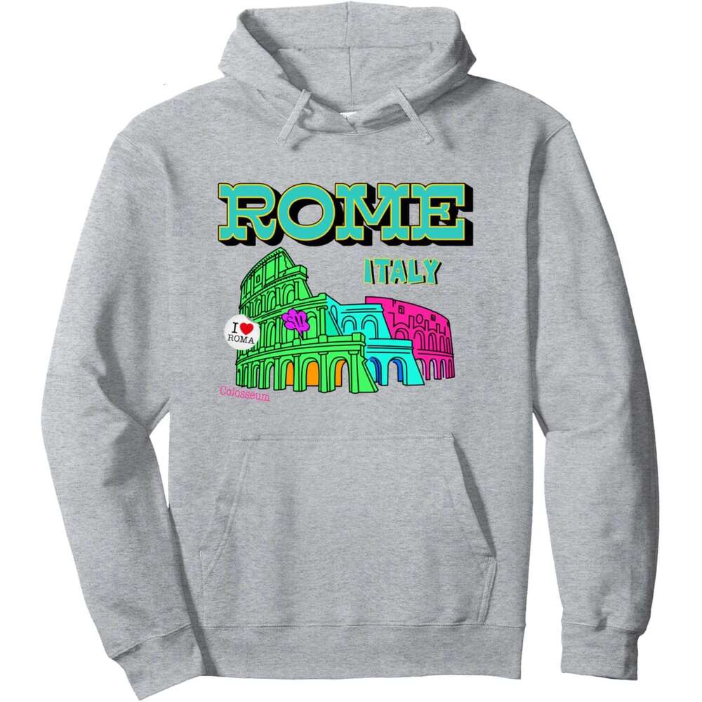 Hoodie for Mens Womens Awesome Rome Italy Fashion Style Roma Italia Illustration Pullover Hoodie Hoodies sweatshirt pullover jacket Long sleeve