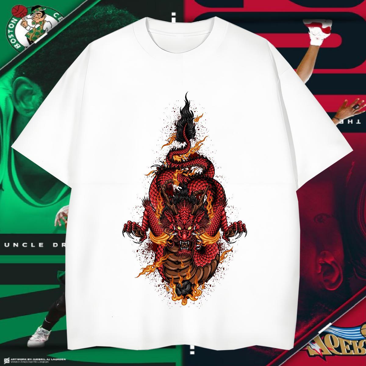 T-Shirts 230g Cotton fire Outdoor Breathable Crew Neck Customized Print Tshirts Fashion New Cool Clothes