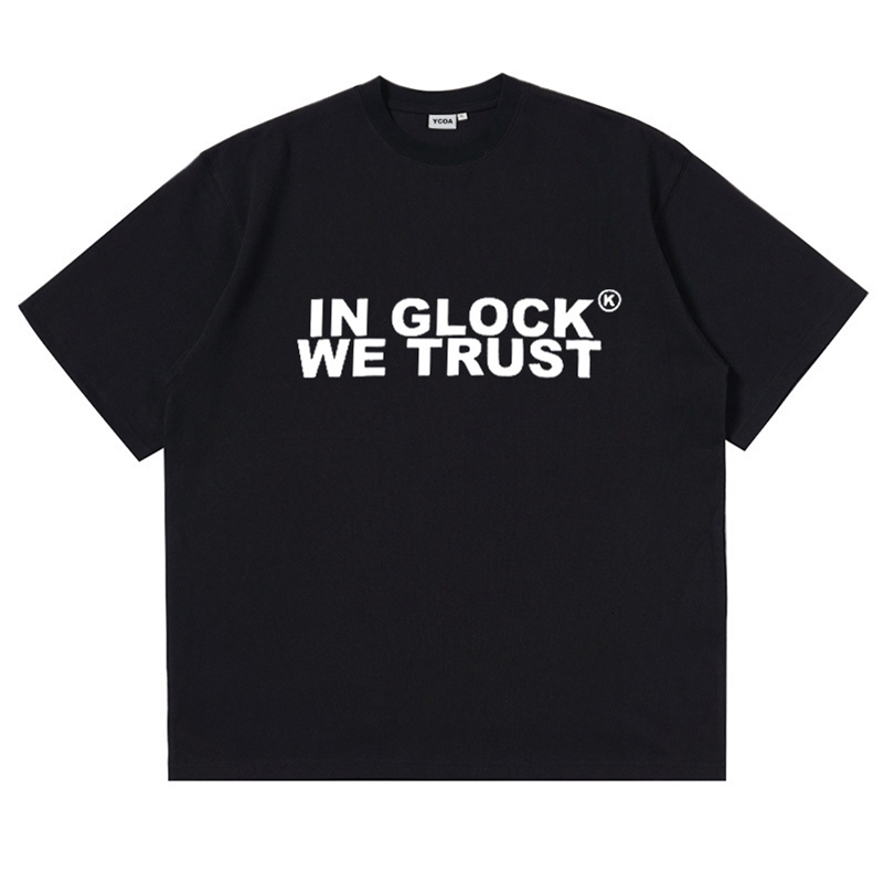 Men T-Shirt 100% Cotton Y2k Streetwear Letter Korean Fashion Print Gothic Harajuku Vintage Tops Tees Oversized Aesthetic Clothes 240819