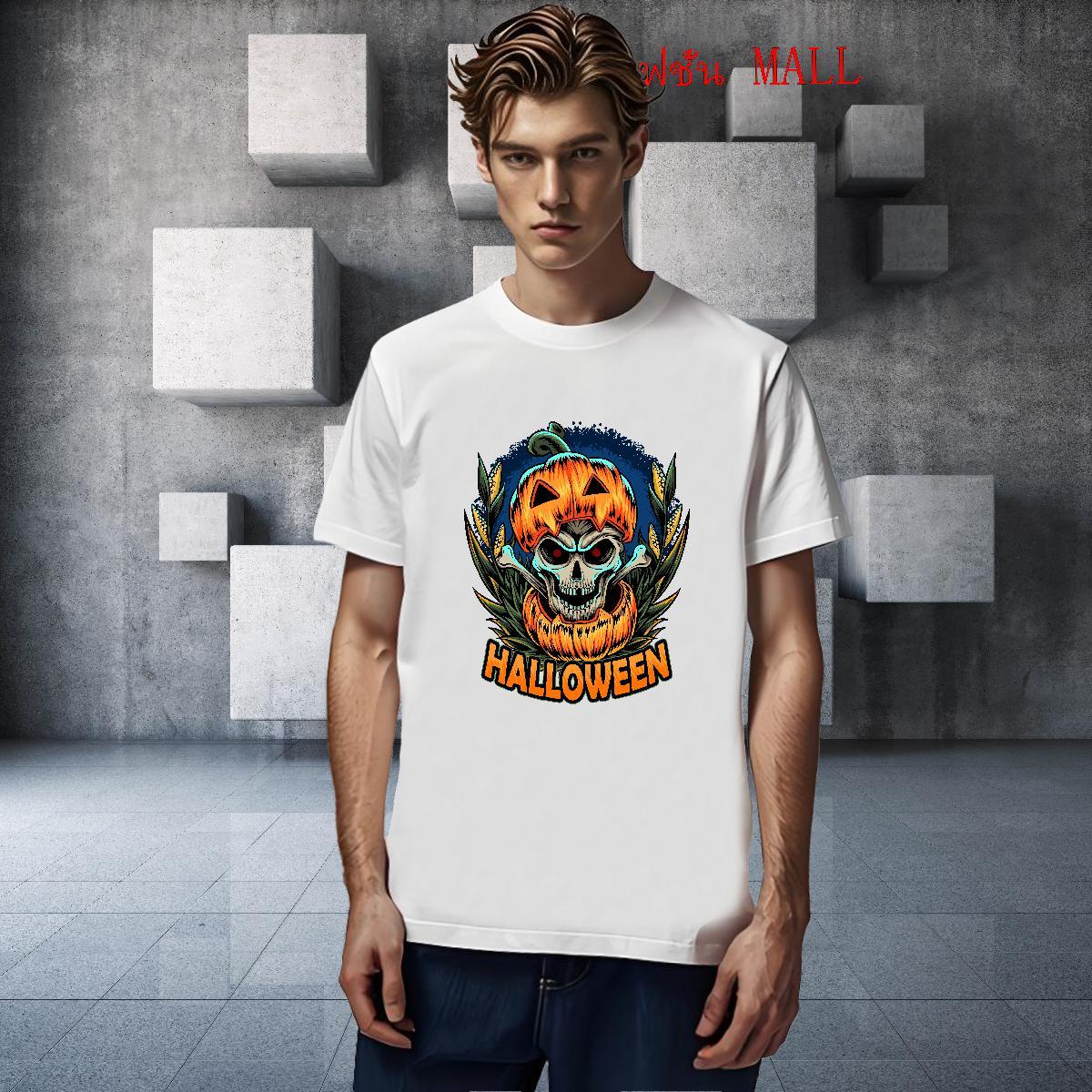 High Quality T shirt halloween Short Sleeve Soft Daily Outfit Custom Big Size 230g Cotton Tshirt for Man Woman Designer Wear