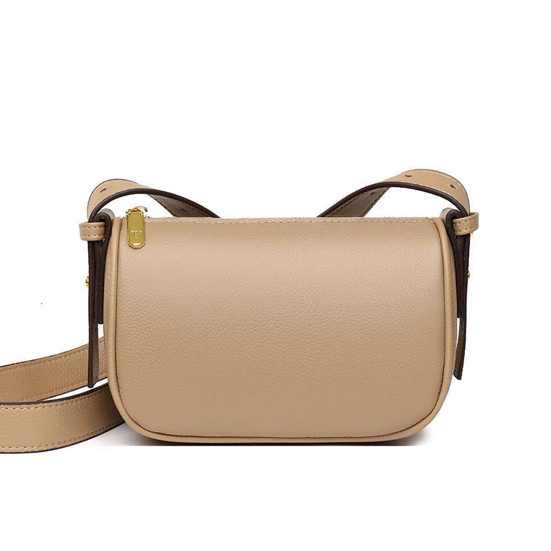 Genuine leather women's top layer cowhide handbag spring/summer new trendy and simple one shoulder crossbody bag