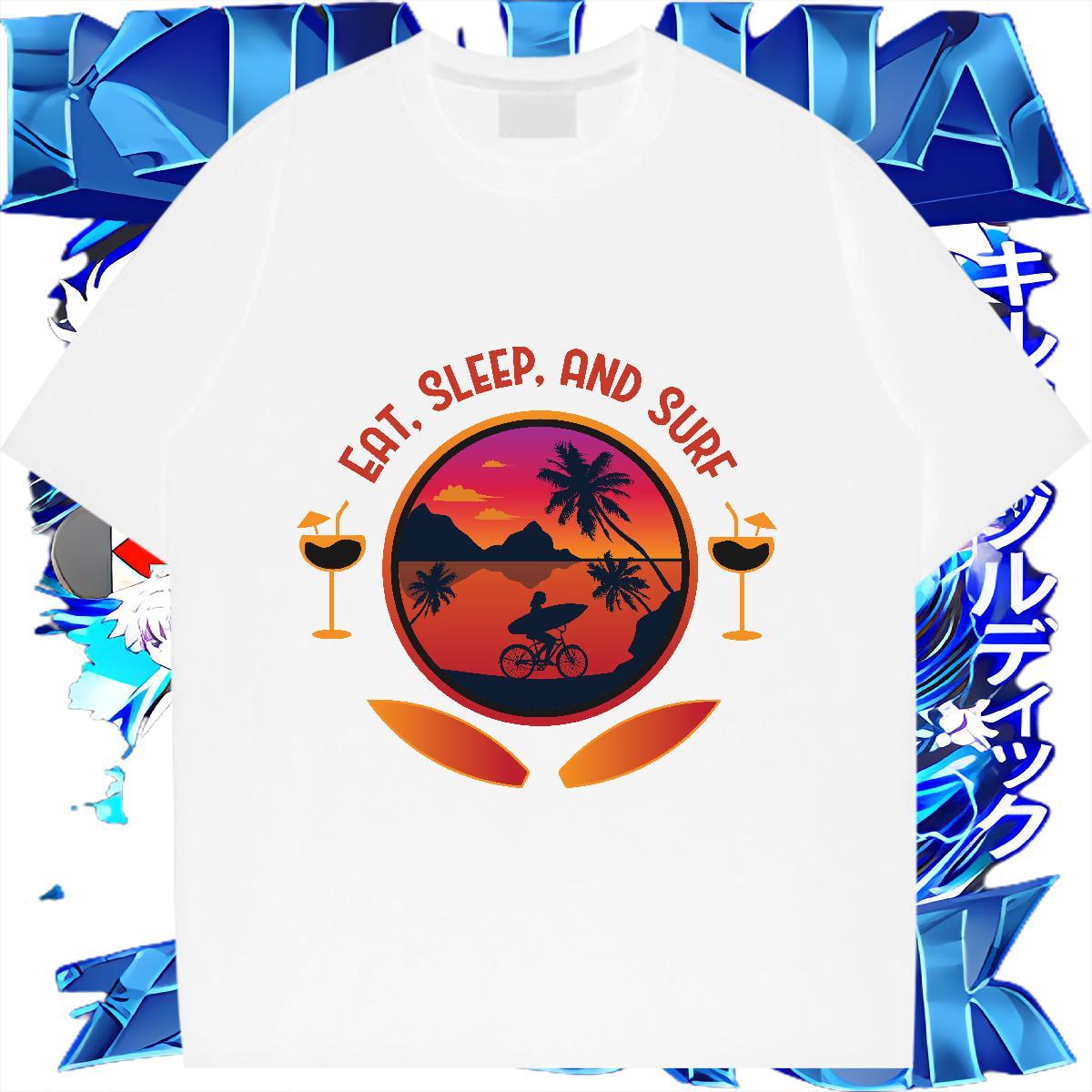 Classic Tshirt for Man Woman Daily Outfit Short sleeve Soft Clothes Brand 100% Cotton 230g by bike Black White T shirt