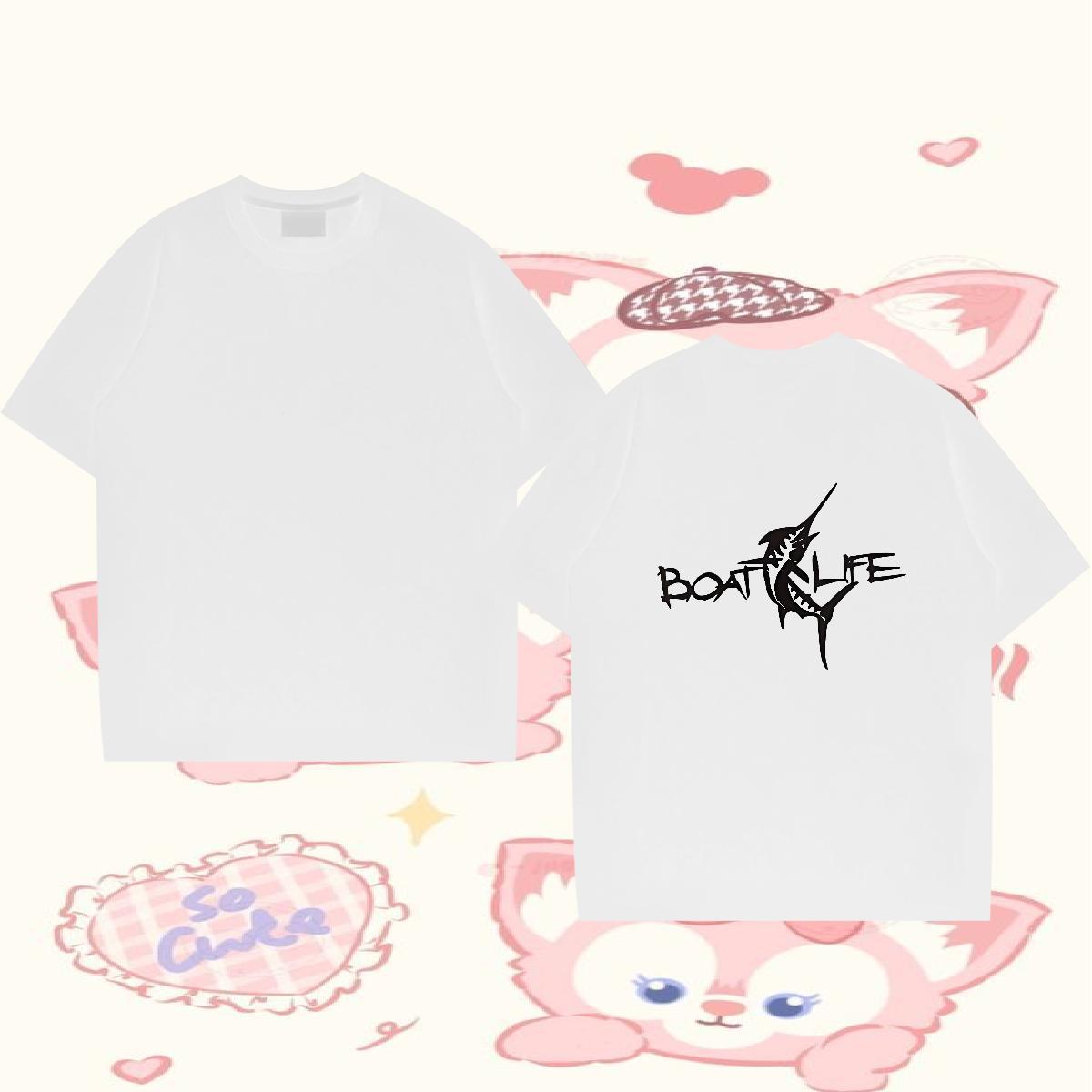 Fashion Men Tees halloween Casual Beach 230g 100% Cotton Polos Breathable Short Sleeve Popular T Shirts Men Cartoon Printing L-4XL
