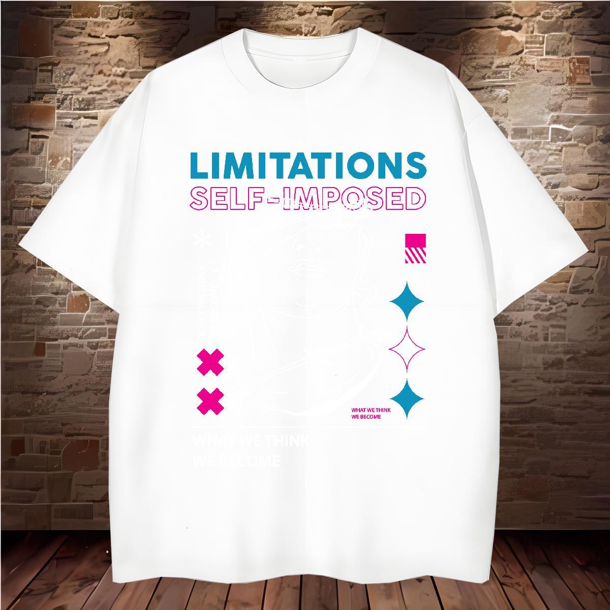 Cool limitation T-Shirts for Men Home Outdoor Tshirt for Man Woman 100% Cotton 230g Free Shipping Round Neck Short Sleeve Custom Anime Clothings