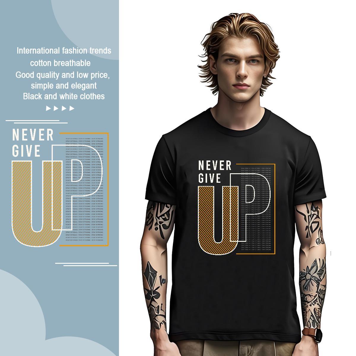 Free Shipping letter T Shirts Men Casual Men Clothes T-Shirt 230g 100% Cotton Custom Short Sleeve O-Neck Custom Print Oversized Polos