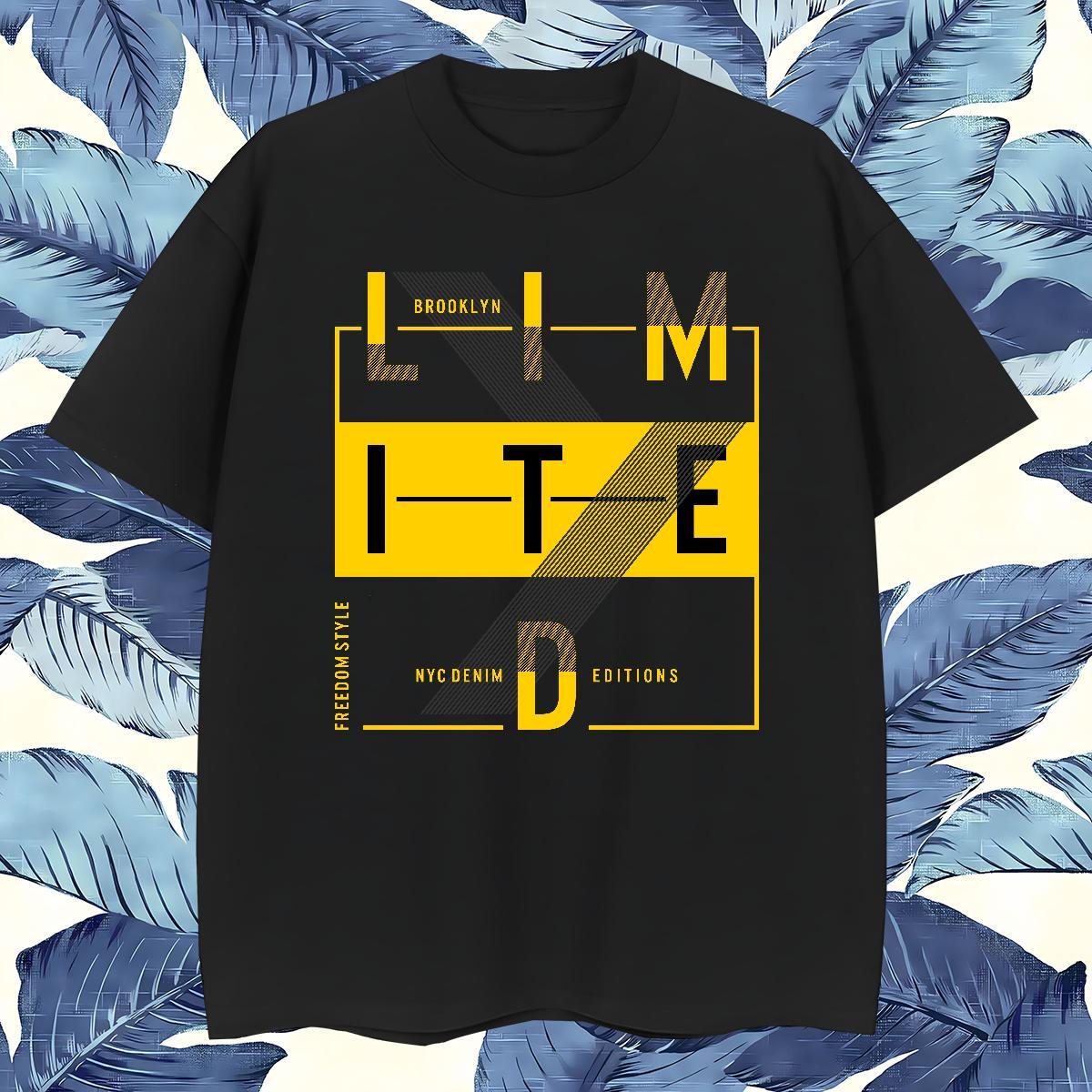 Unisex letter Men T Shirts Street Tshirt for Man Woman 230g 100% Cotton 2024 DIY Breathable Short Sleeve Black White Tees