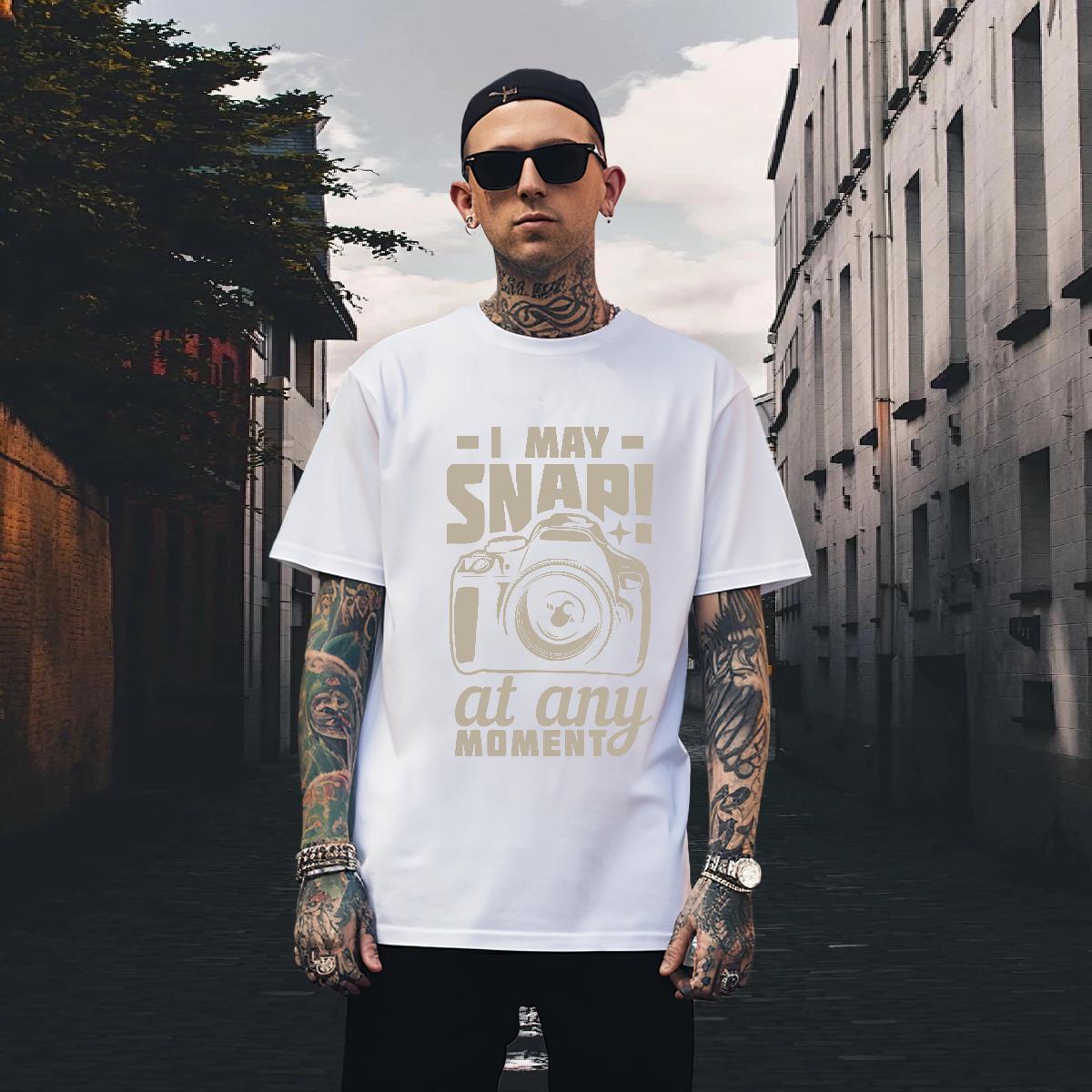 Cool Mens Tshirts Street Wear 230g Cotton White Plus Size O-Neck Short Sleeve monogram Men T Shirts Customized Tops Shirt