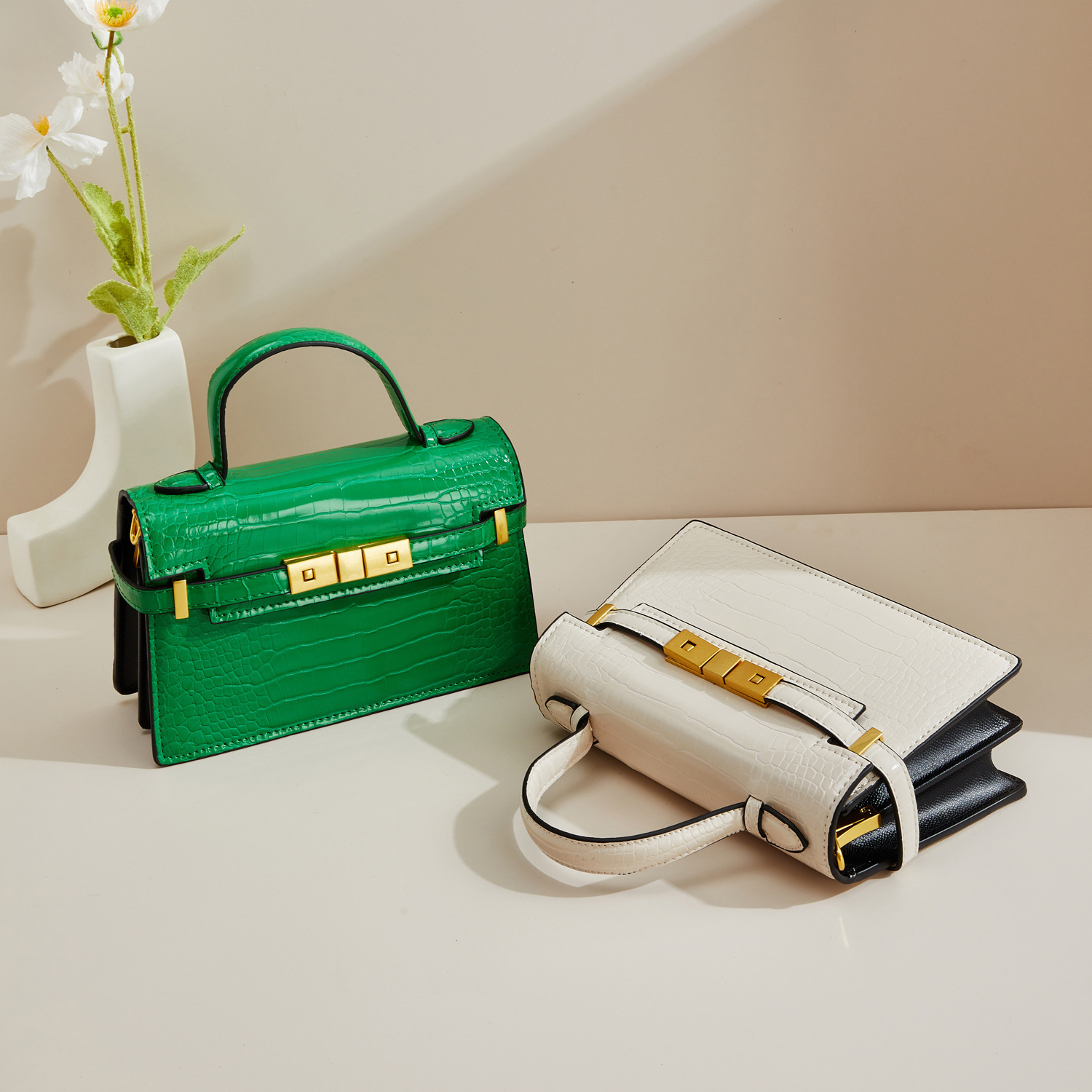 PU New Crossbody Women's Single Shoulder Small Square Bag 99373