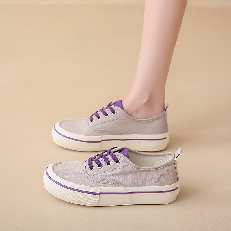 Ddmysports Instagram Korean Canvas Summer New Versatile Student Breathable Trendy Board Shoes For Women OUTDOOR