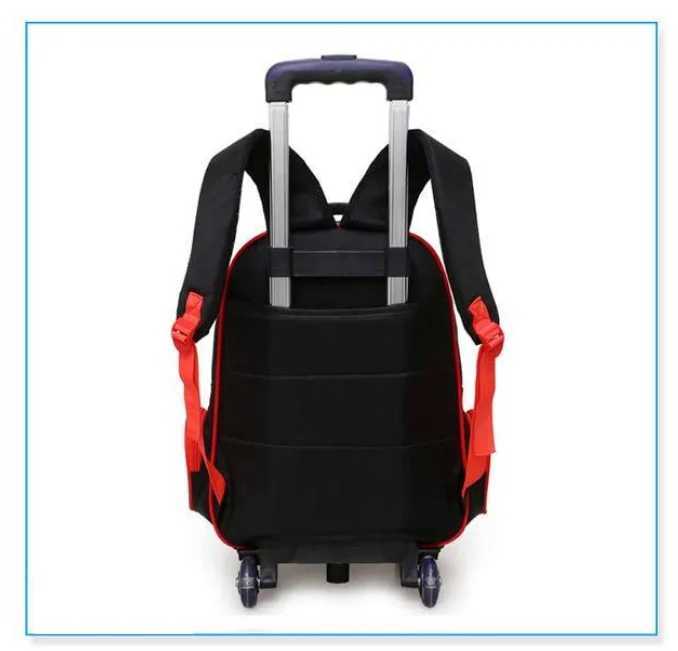 kids car style School Trolley bag 3D EVA School Rolling backpack Bag with wheels for boys student Trolley backpack wheeled bag Y240820