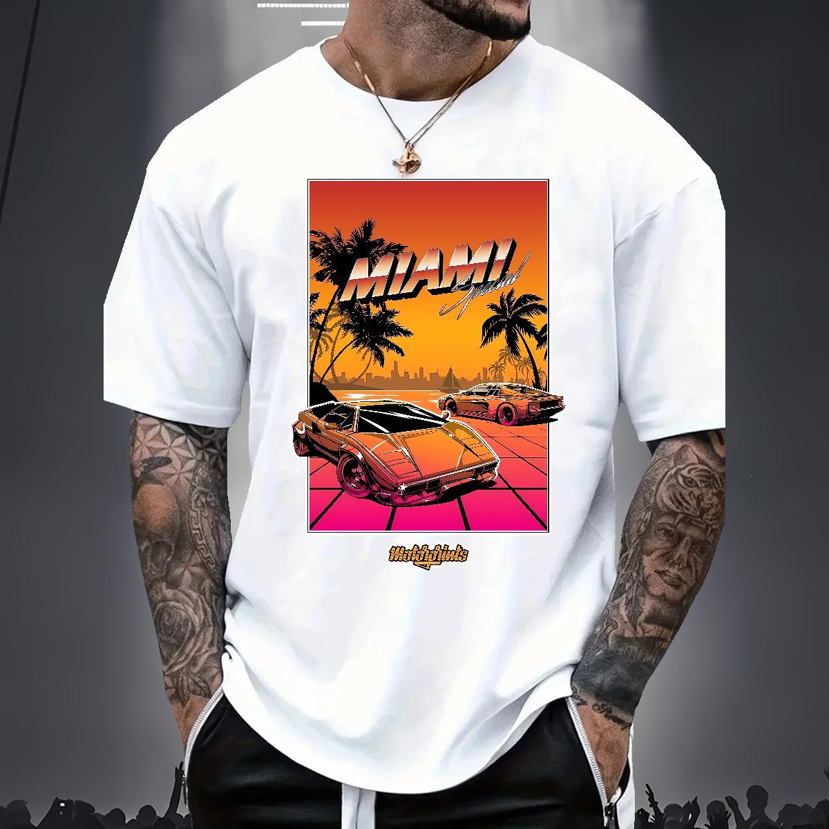 Cool Design beach 100% Cotton 230g Men Clothes T-Shirt Home Outdoor Short Sleeve Soft Mens T Shirts DIY Customized Plus Size Custom Top Tees