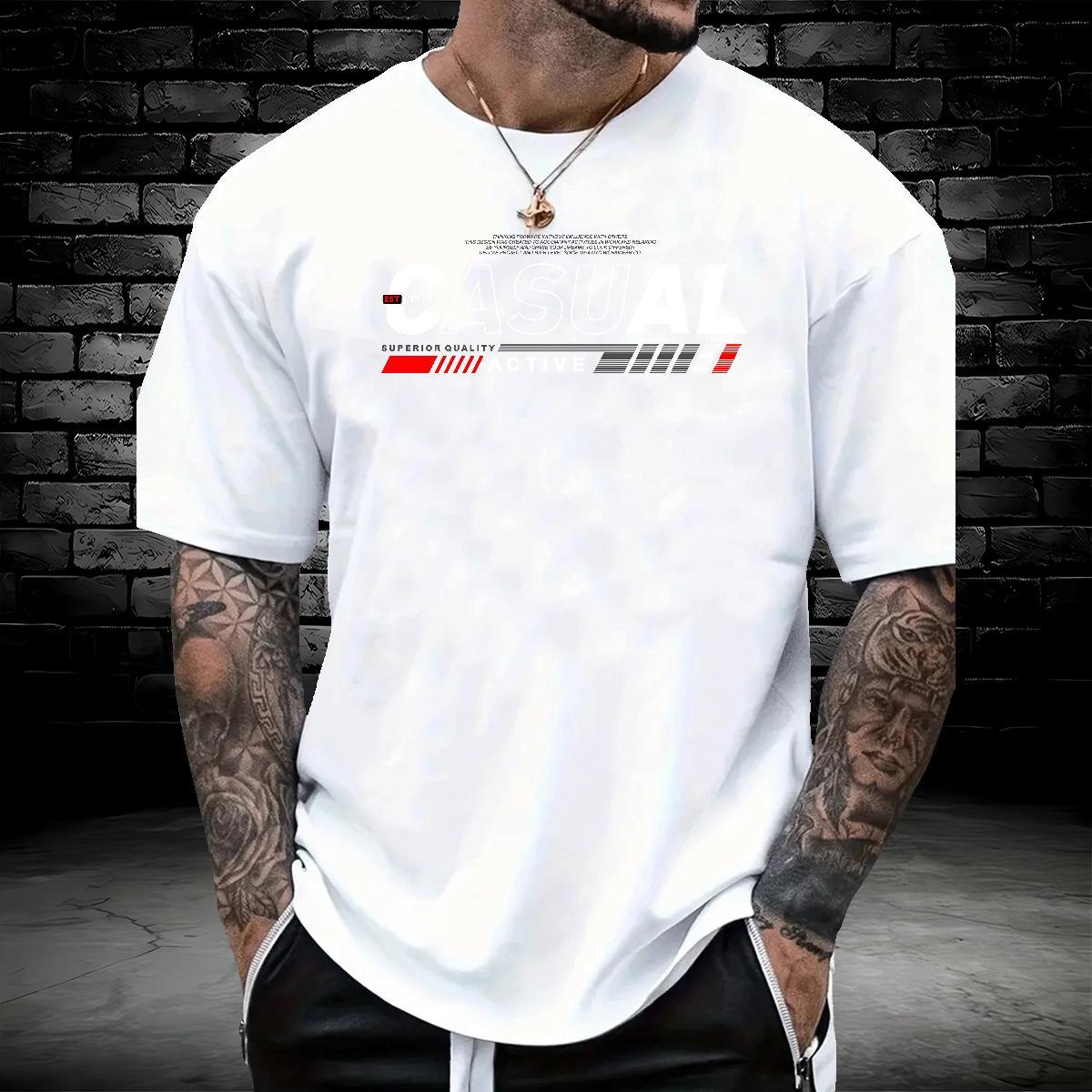 Unisex letter 230g Pure Cotton Men Tshirts Home Outdoor Short Sleeve Soft T shirt DIY Skull Tops Shirt