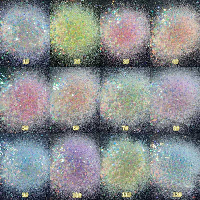 50g Shiny Sugar Powder Epoxy Resin Pigment For Silicone Mold Making Colorful Candy Coat Powder Pigment Nail Glitter DecorationXJ240815