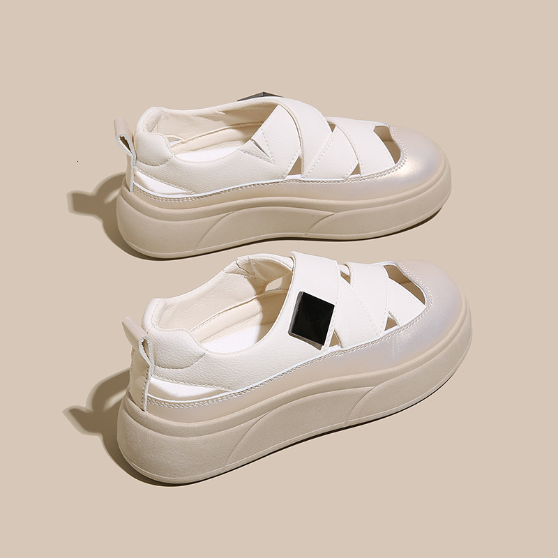 Ddmysports Little White Shoes Women S Summer New Korean Edition Ins Student Casual Versatile Breathable Sandals Street Shot XQ W OUTDOOR