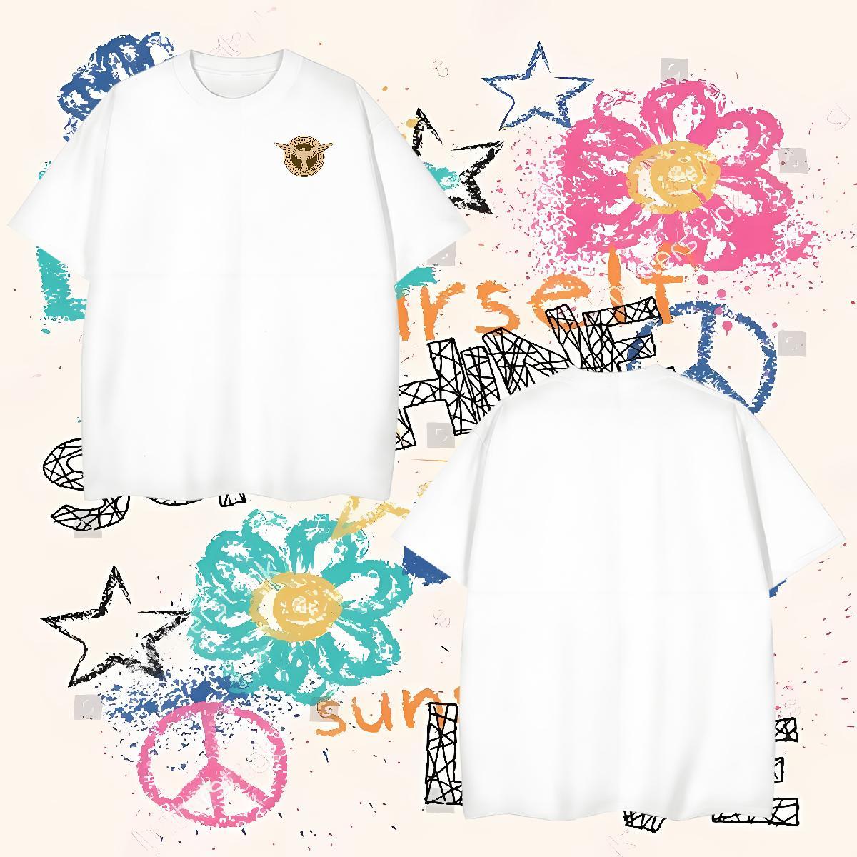 Fashion Design Men Clothes T-Shirt logo Sport 230g Pure Cotton Tops Tees Breathable Crew Neck Cool Design Mens T Shirts Asian Size