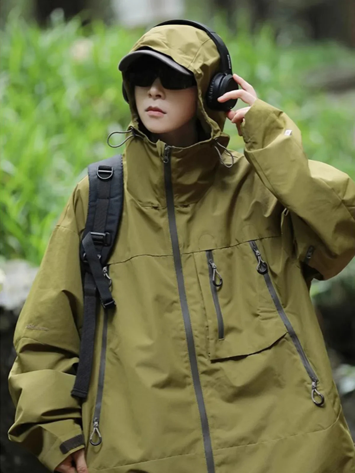 American style outdoor three function soft shell mens springsummer windproof sports top 240819
