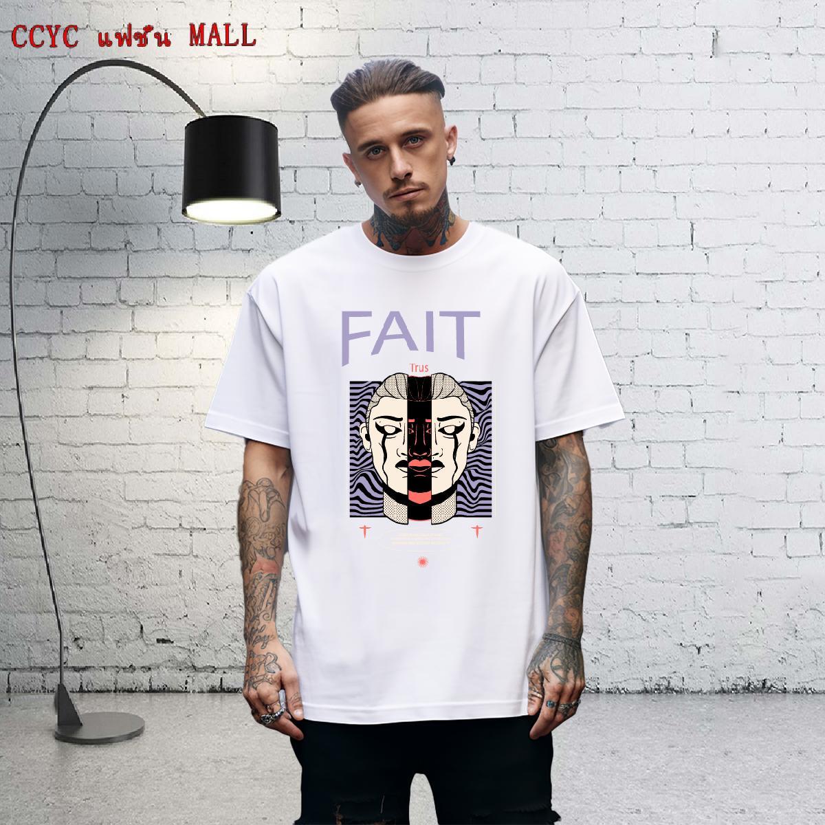 Cool Design Couples T Shirts Daily Wear 230g Pure Cotton Plus Size Cartoon Crew Neck Western style Man T Shirts Factory Direct Tees