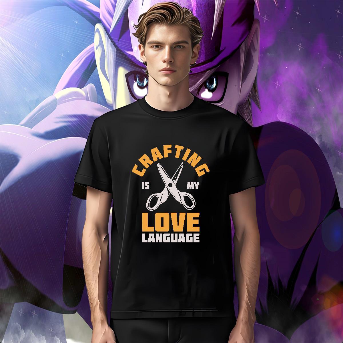 Unisex Couples T Shirts Outdoor 230g Cotton Custom Printing Breathable Soft scissors T shirt Customized Tshirts