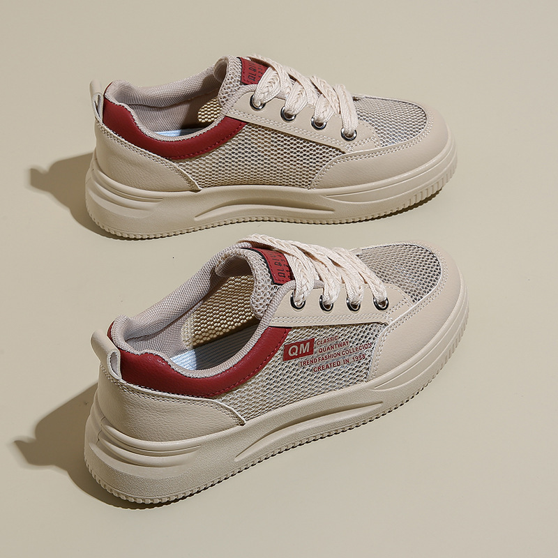 Ddmysports Summer New Instagram Korean Edition Ollow Small White Female Students Thick Sole Versatile Casual Women S Shoes B OUTDOOR