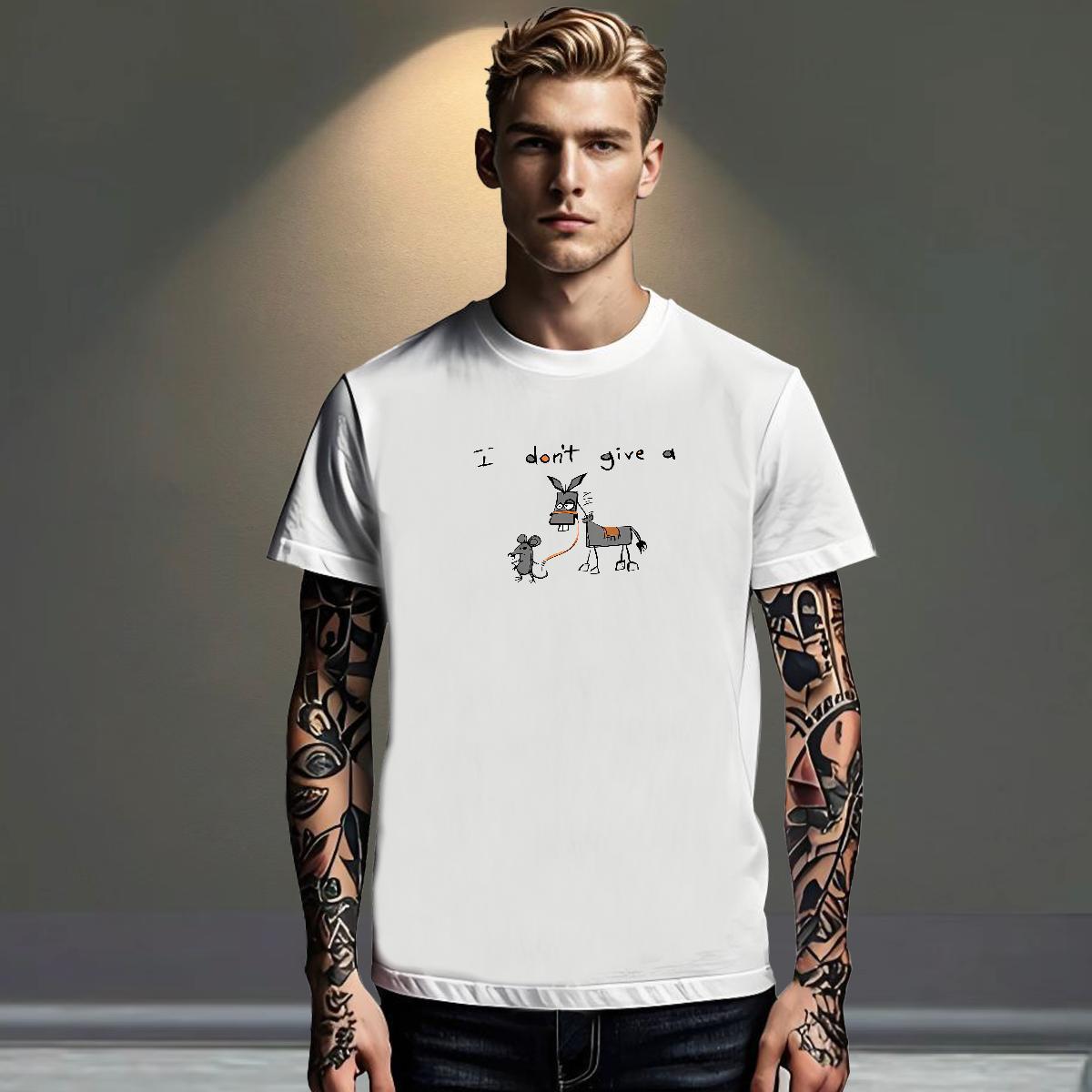 TOP Quality Couples T Shirts Beach 100% Cotton 230g DIY Breathable Crew Neck mouse T shirt 2024 DIY Tops