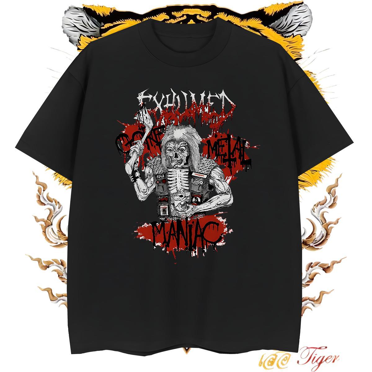 Stylist Men Clothes T-Shirt 230g Pure Cotton Spring Summer skull Short Sleeve O-Neck Men T Shirts Classic Custom Printing Polos