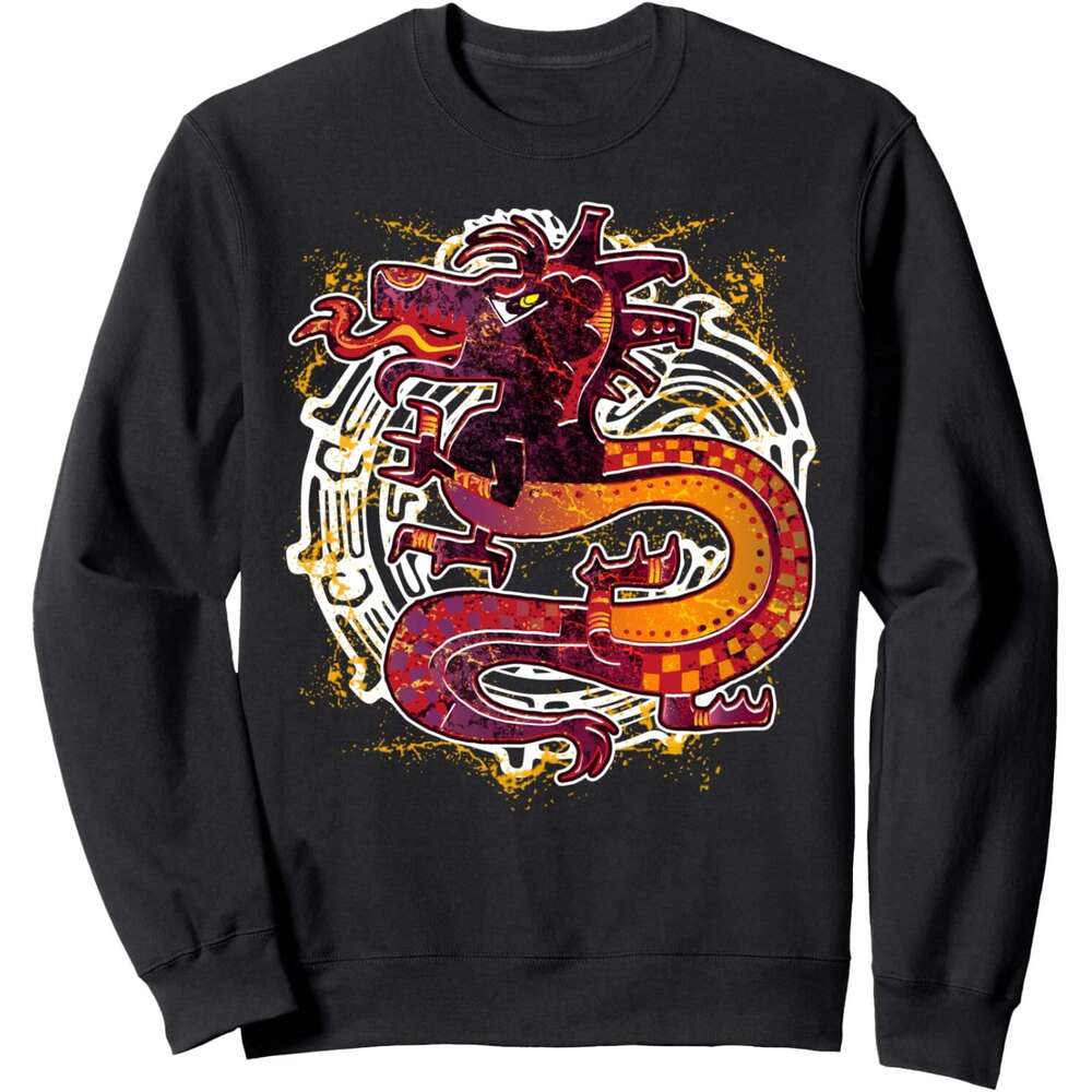 Long Sleeve Shirts for Men sweatshirt Super Fire Dragon Sport Mythical Animal Funny Gift Sweatshirt T shirt Tee Streetwear Casual tops clothes