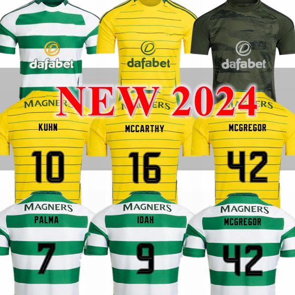 Celts 24 25 KYOGO Football Shirt Fc 2024 Home Away Third Soccer Jerseys CeLtIC DAIZEN REO McGREGOR 135 Years Hoops Anniversary Irish Origins Special 888888