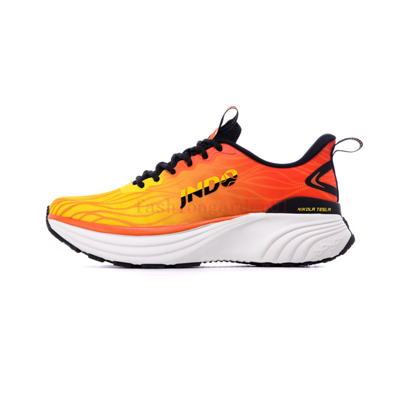 JNDO Whale Bionic Power Jet Running Shoes Triple Black Volcanic Red Coral Yellow aurora Green Bean Coffee PINK fashion designer sneakers men women spo
