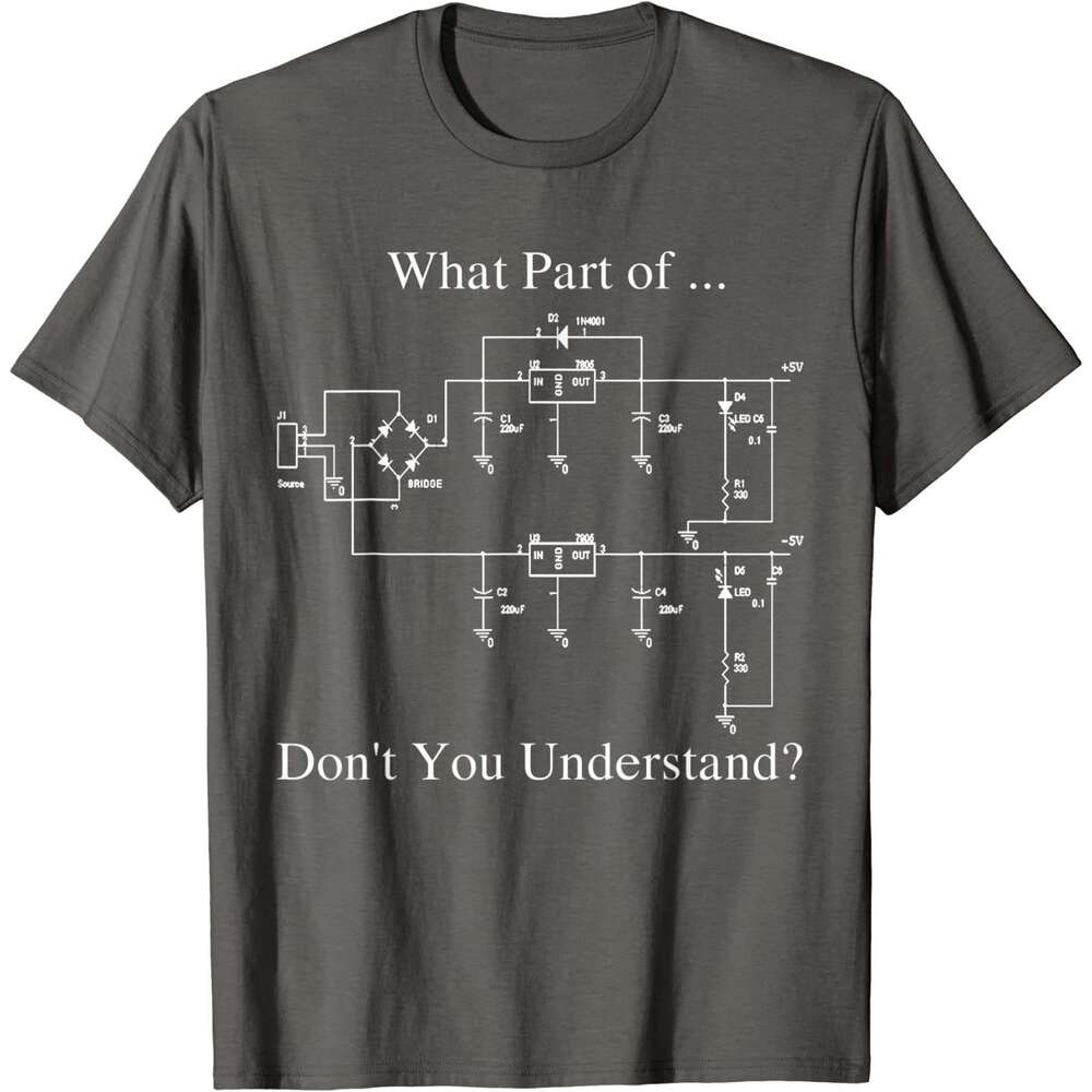 Engineer Electrical Gift Funny Engineering Sarcasm T-Shirt Shirt Cotton Man T Shirts Printed Plain ing s