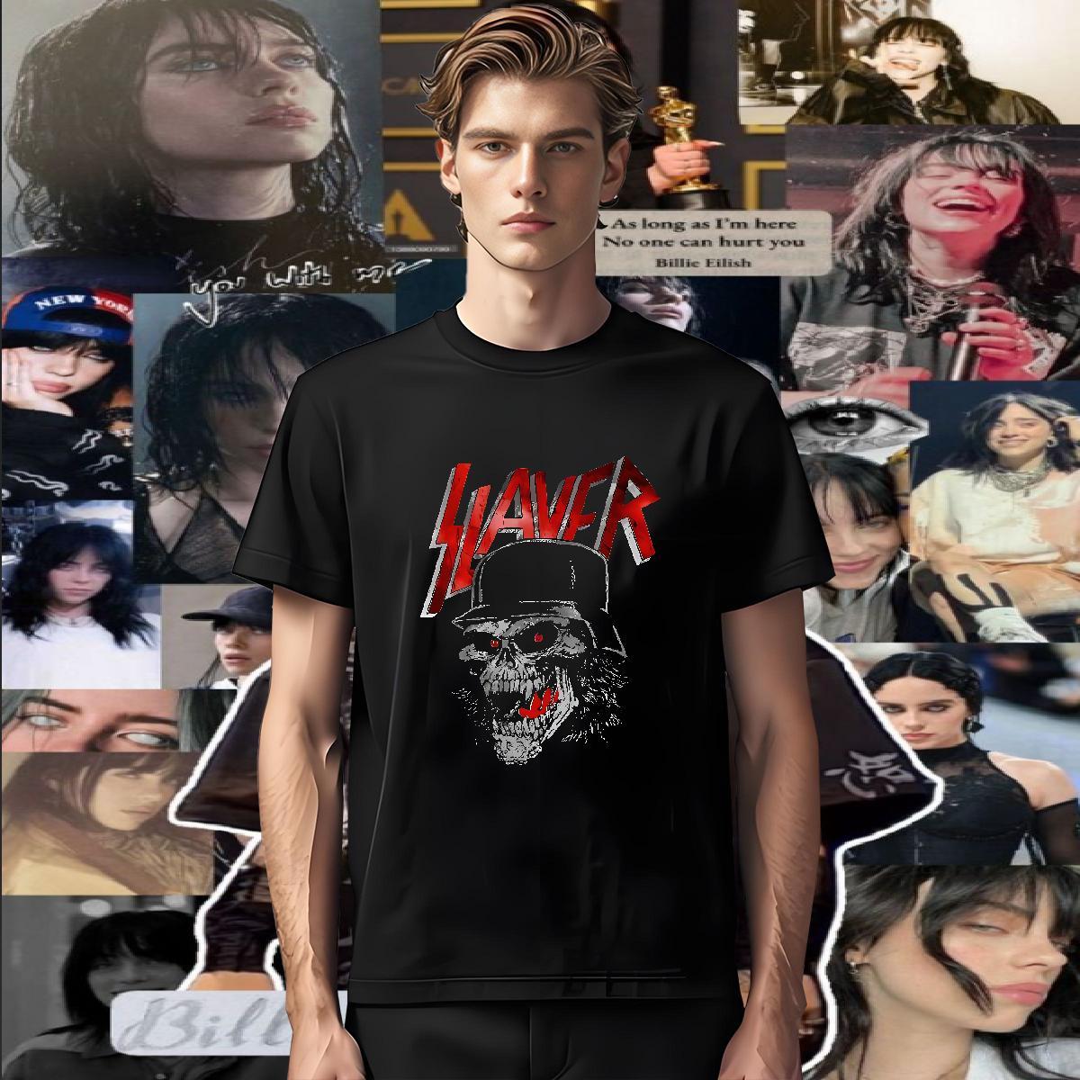 2024 Summer Men Tops Tees 230g 100% Cotton Beach skull Breathable Crew Neck T-Shirts for Men High Quality Black Oversized Clothings